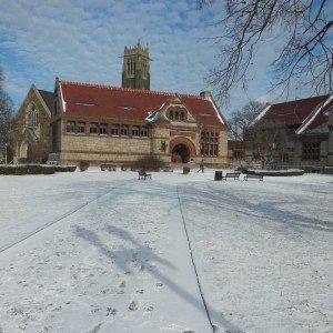 Snow-walking to the libraryA Quincy Quarry News photoClick on image for larger image