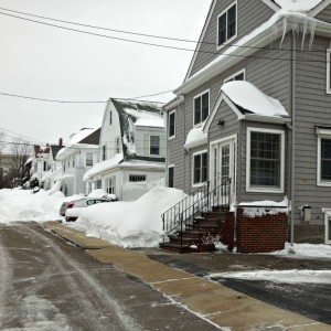 A former mayor and still hardworking civil servant's sidewalk 