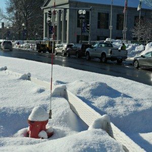 Abandoned fire hydrant on City property