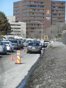 Police detail at the latest Q-up in the Q  A Quincy Quarry News Story