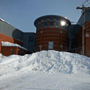 qhs-post-valentines-storm-clean-up-1 | Quincy News About Quincy Massachusetts Piled up even higher after post storm moving snow around