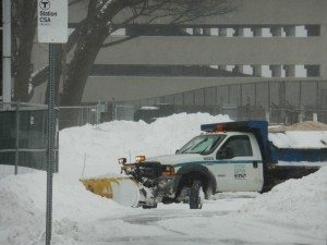 DPW plow assigned to clear City Hall VIP parking spaces A Quincy Quarry News file photo