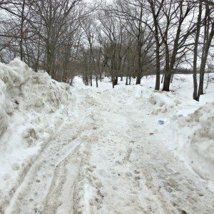 bob-sled-run-to-nowhere-3-square | Quincy News About Quincy Massachusetts Dead end in deep snow