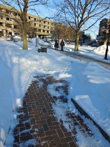 Deadend City Hall sidewalkA Quincy Quarry News photo