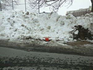 Missing hydrant pipe plugged with traffic coneA Quincy Quarry News file photo