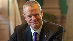 Why is this man smiling?A  picture c/o the Boston Globe but without obvious © 