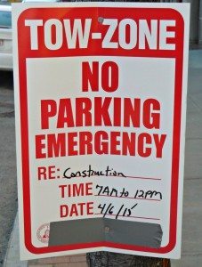 Parking Emergency - what emergency?A Quincy Quarry News photo