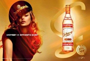Everyone has as a secret. A Stolichnaya Vodka ad