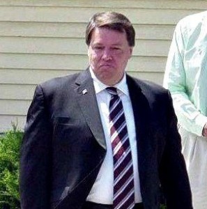 Duly embattled incumbent frowingAn old Facebook photo