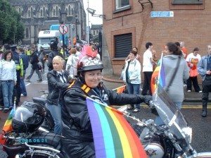 Not a Quincy Police Special Operations motorcycle officerA Pride 2008 photo