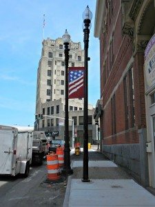 First double poles, now double streetlights  A Quincy Quarry News photo