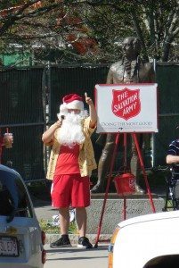 Santa Comes to the Q in July!A Quincy Quarry News photo