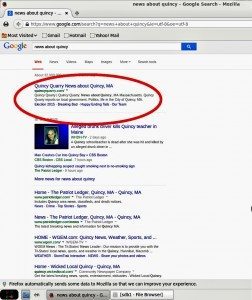Proof positive: Quincy Quarry is Number OneClick on image for larger image to more easily read