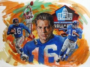 Hall of Famer Frank GiffordA Doug West portrait