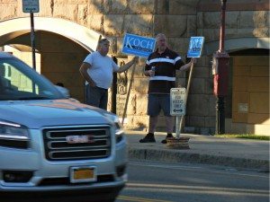 Koch trafficking the PM commute trafficA Quincy Quarry News photo