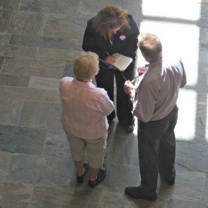 Soliciting a couple?A Quincy Quarry News photo