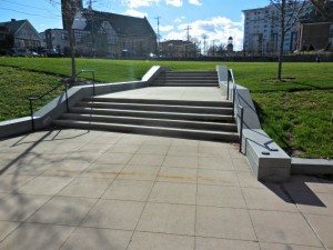 Parcourse stair climb to nowhereA Quincy Quarry News photo