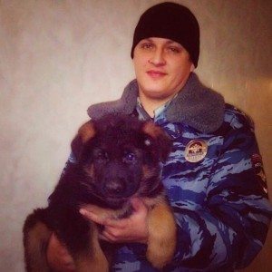 puppy-Russian-police_dobrynya Russian Interior Ministry | Quincy News About Quincy Massachusetts Dobrynya and his handlerA Russian Interior Ministry photo