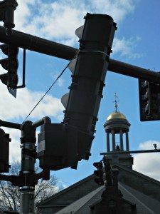 CDATA[
– News about Quincy from Quincy Quarry News
Quincy Center traffic lights are sideways.
First it was sidewalks, then trees and which were followed by street signs that have been made or knocked sideways.
Now, however, it is traffic lights in addition to City Hall that are now among the many things crooked in Quincy Center.
Given the recent serious injury of a pedestrian in Quincy Center by a driver of a motor vehicle, one cannot help but fear even worse is impending at one of the busier intersections in Quincy Center given a crooked traffic light.
![Sideways traffic light 2 | Quincy News About Quincy Massachusetts | Quincy Ma Sideways traffic light