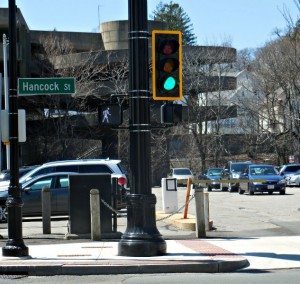 CDATA[
– News about Quincy from Quincy Quarry News
Quincy Center new green traffic lights pending disaster for pedestrians?
In the wake of three pedestrian fatalities already this year and then calls for improving pedestrian safety in Quincy, it would appear that things instead continue to be Q-ed up in the Q – at least they are in Quincy Center.
After spending hundreds of thousands of dollars on new traffic lights as well as related design and construction efforts at the outlet for the MBTA’s Quincy Center bus station from the many millions of dollars spent on the long ongoing Hancock Street Misalignment Project, the pedestrian crosswalk light signalization clearly appears to have been errantly set and so setting the stage for potential disaster.
![Pedestrian death trap 1125 1 | Quincy News About Quincy Massachusetts | Quincy Ma Pedestrian death trap