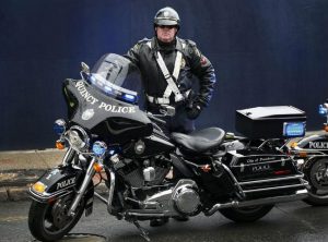 Corliss with his qpd harley a greg derr patriot ledger image 2 | Quincy News About Quincy Massachusetts | Quincy Ma | quincy news