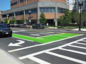 hancock-street-painted-green-3 | Quincy News About Quincy Massachusetts