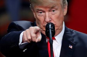 U.S. President Donald Trump speaks at a rally in Pensacola, Florida | Quincy News About Quincy Massachusetts