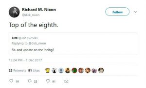 nixon-twitter-inning update | Quincy News About Quincy Massachusetts