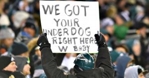 eagles-fan-sign | Quincy News About Quincy Massachusetts