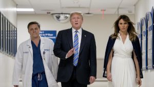 trump-melania-hospital-andrew-harnik-AP | Quincy News About Quincy Massachusetts