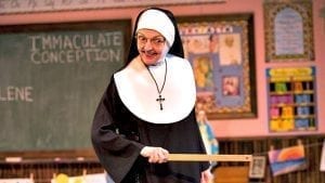 nun-with-ruler-higher-res=Til-Death-do-us-Part-Late-Nite=Catechism-3 | Quincy News About Quincy Massachusetts