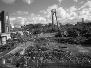 quincy-fair-mall-demo-bw | Quincy News About Quincy Massachusetts Development issues in Quincy persist, dog Mayor. (Photo www.quincyma.gov)