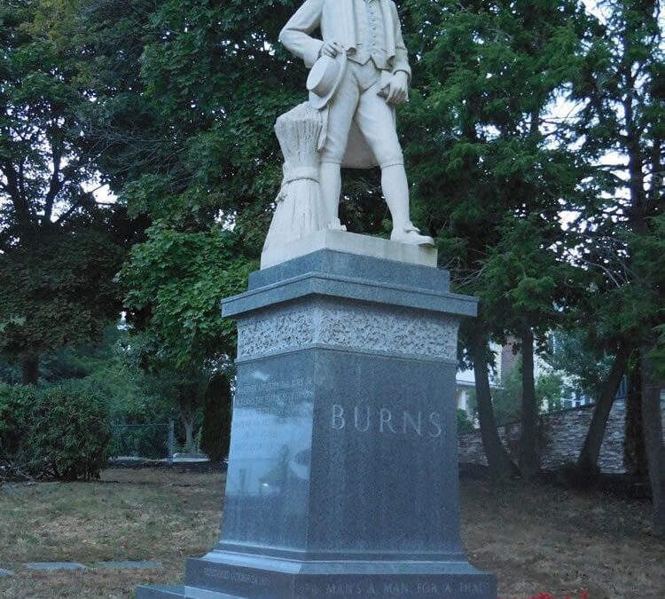 burnsstatuequincynewsphoto Quincy Quarry News About Quincy