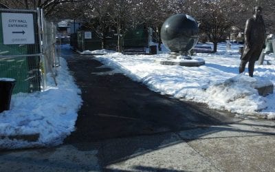 Quincy City Hall Snow Job Shovelling Continues
