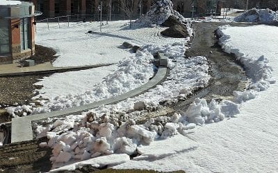 Suspected and long unfinished Quincy parcourse partially cleared of snow