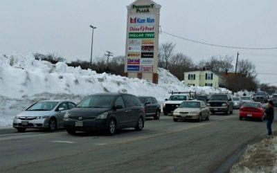 North Quincy Shoppers jam up Quincy Avenue in South Quincy?