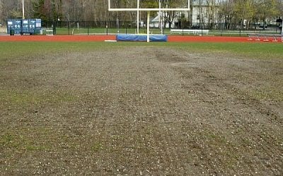 Quincy track at Faxon Field suffering from trashed turf