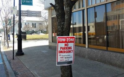 Quincy Center parking emergency on Monday, Wednesday, whenever . . .