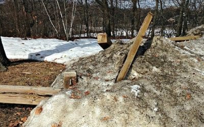 Quincy snow clearing damage continues to appear as snow melts