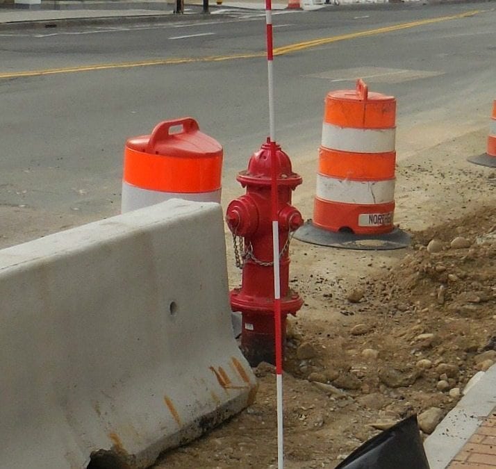 Quincy replacing winter-killed hydrants with new ones in the street?