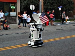 tubby-loves-a-parade-2 | Quincy News About Quincy Massachusetts Tubby the Robot loves a paradeA Quincy Quarry News photo