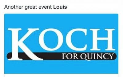 Quincy Mayor Koch campaign donation shakedowns facing resistance?