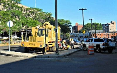 Quincy City Hall VIP parking lot repaved