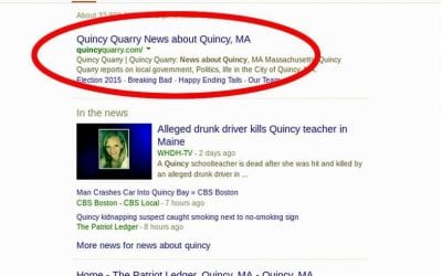 Google ranks Quincy Quarry Number One for News about Quincy!