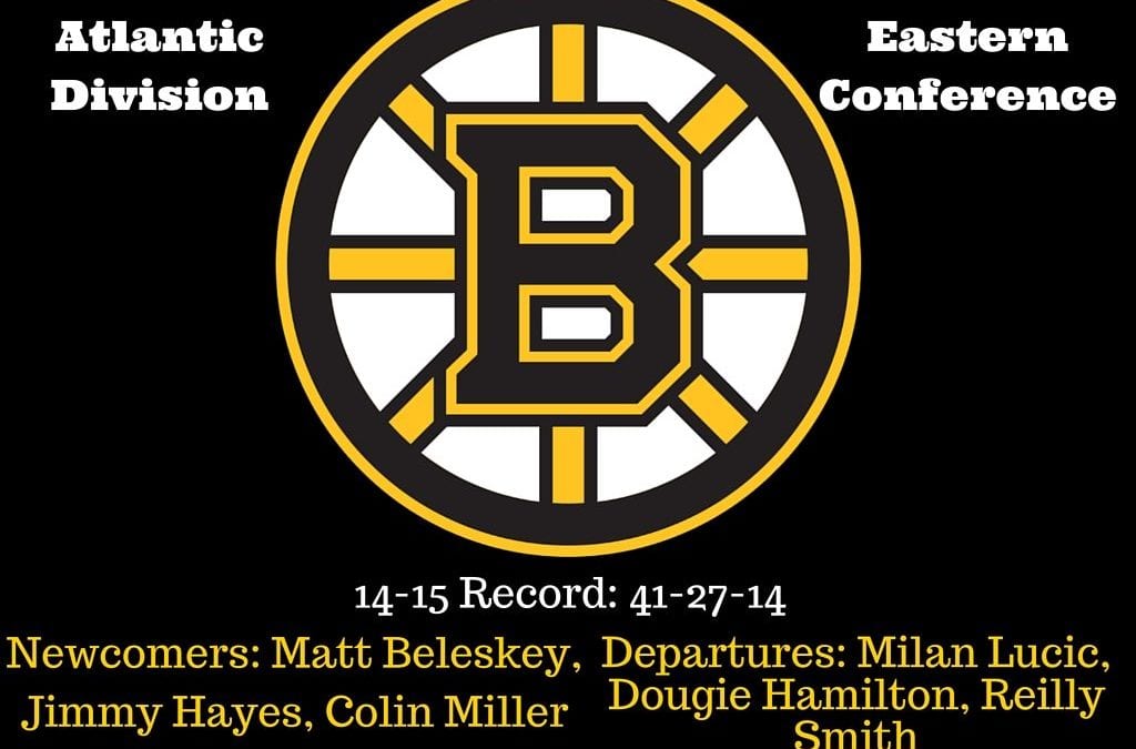 2015 NHL Preview: Are the Bruins heading to the Dark Ages?