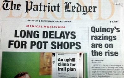 Southshore broadsheet copying Quincy Quarry headline stylings?