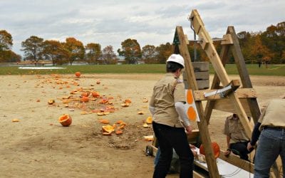 Quincy Boy Scout raise big bucks Punkin Chunkin at Pageant Field