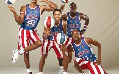 Harlem Globetrotters ride the T – but no word if they ever returned