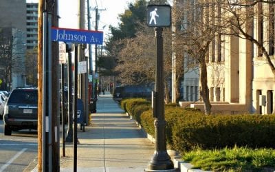 Quincy addresses a pedestrian safety concern in Quincy Center?
