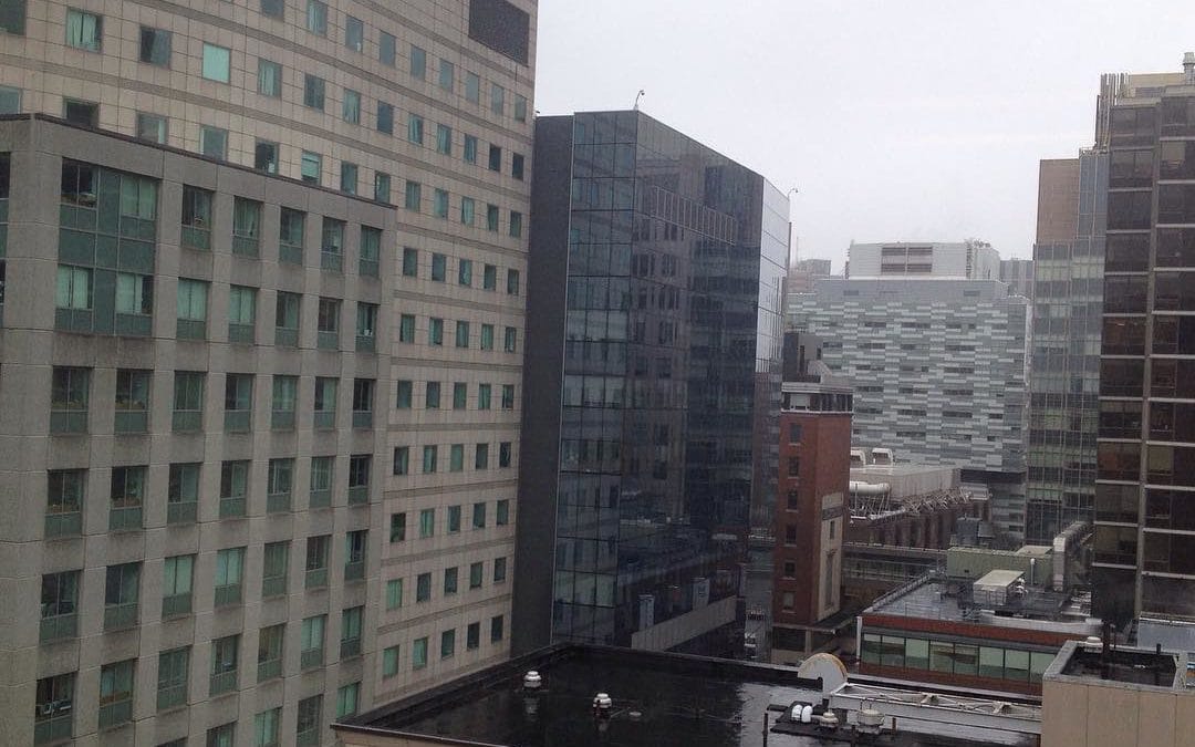 Hospitals in #boston from my window at the Beth Israel Cancer center